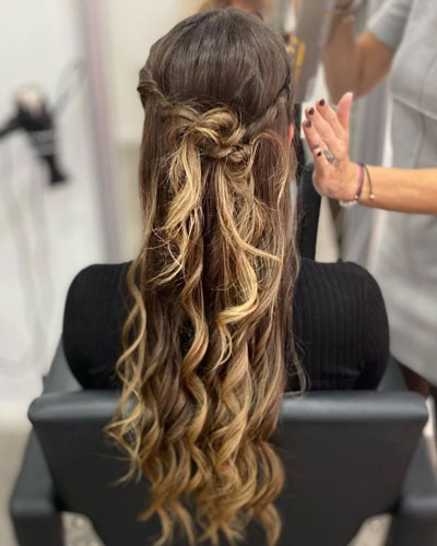 mechas peluquería mujer